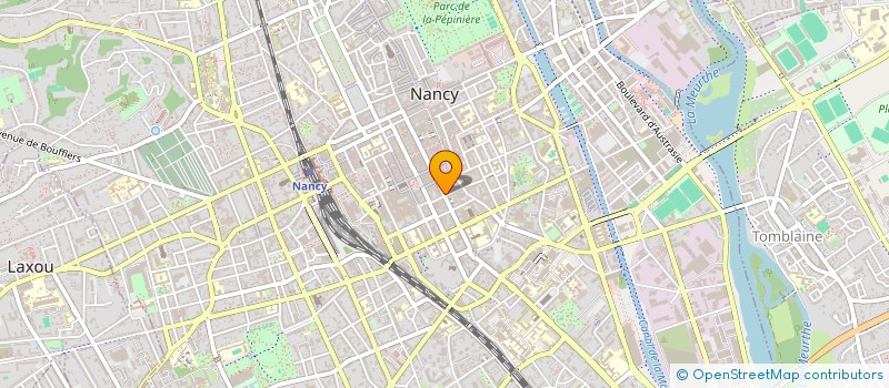 localisation de l'entreprise MADAME ADELINE DAMEY  NANCY