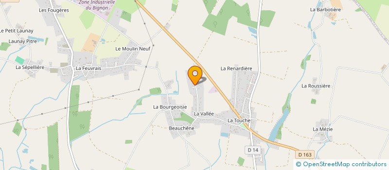 localisation de l'entreprise MADAME ADELINE DAUFFOUIS à ERBRAY