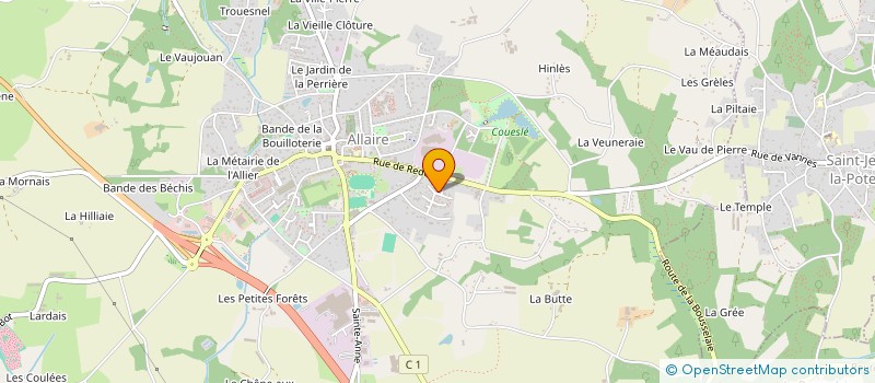 localisation de l'entreprise MADAME ADELINE DAULON à ALLAIRE