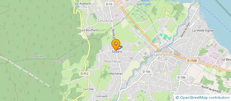 localisation de l'entreprise MADAME ADELINE DAUTREMER  SAINT-JORIOZ