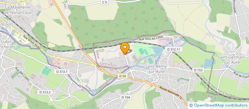 localisation de l'entreprise MADAME ADELINE DAVOUST  ARNIERES-SUR-ITON