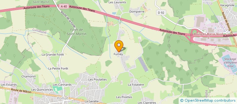 localisation de l'entreprise MADAME ADELINE DEBAIRE à POLLIAT