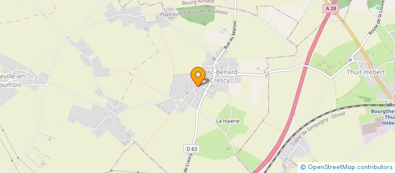 localisation de l'entreprise MADAME ADELINE DEBIEVE  FLANCOURT-CRESCY-EN-ROUMOIS