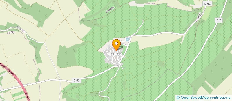 localisation de l'entreprise MADAME ADELINE DELAGNEAU CZUBA  COURGIS