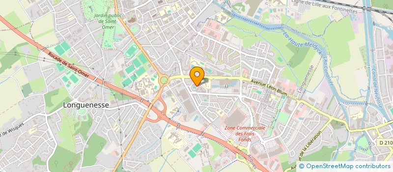 localisation de l'entreprise MADAME ADELINE DELDICQUE  LONGUENESSE