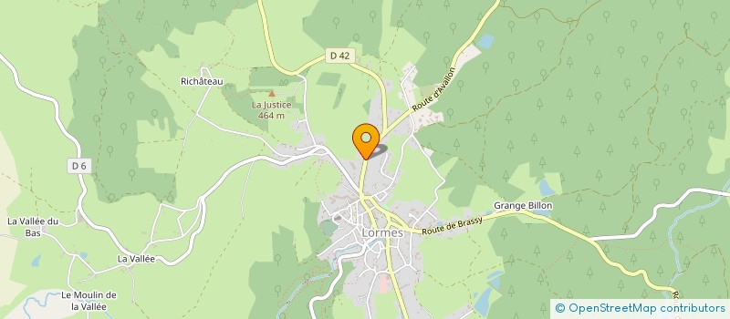 localisation de l'entreprise MADAME ADELINE DELMOTTE  LORMES