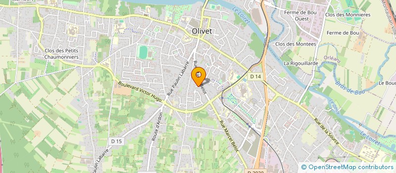 localisation de l'entreprise MADAME ADELINE DENEAU à OLIVET