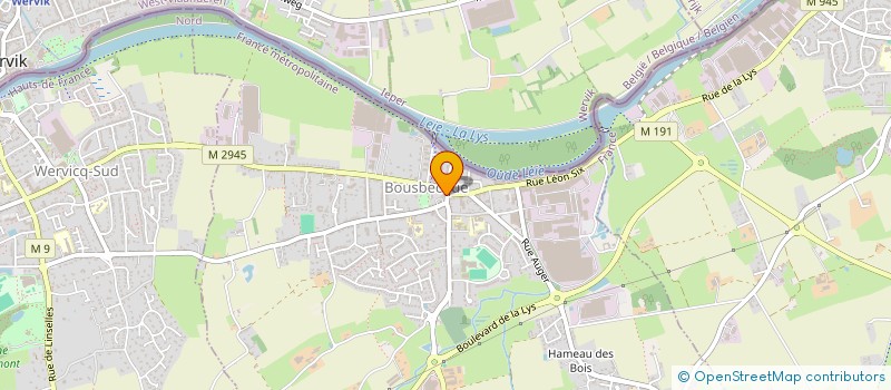 localisation de l'entreprise MADAME ADELINE DERVEAUX  BOUSBECQUE