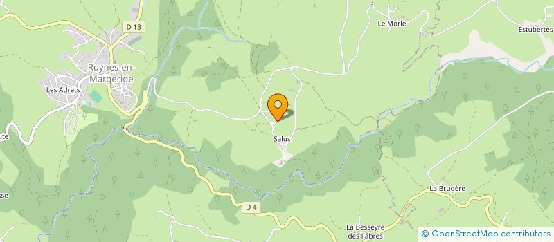 localisation de l'entreprise MADAME ADELINE DEUXLIARD à RUYNES-EN-MARGERIDE