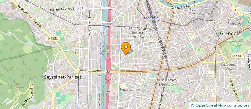 localisation de l'entreprise MADAME ADELINE DHULST  GRENOBLE