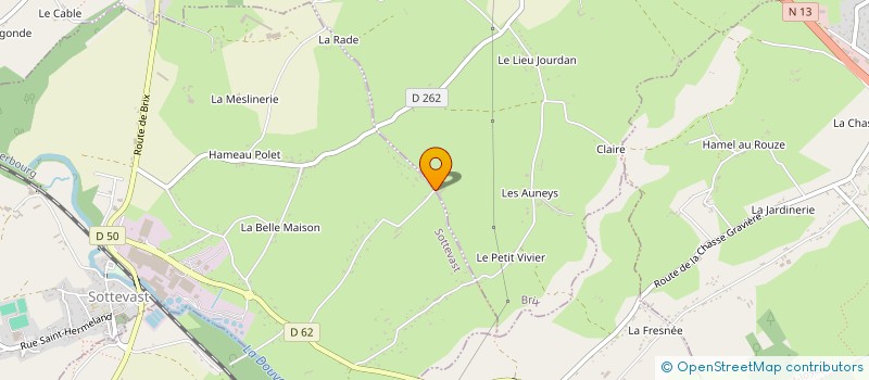 localisation de l'entreprise MADAME ADELINE DIDIER  SOTTEVAST