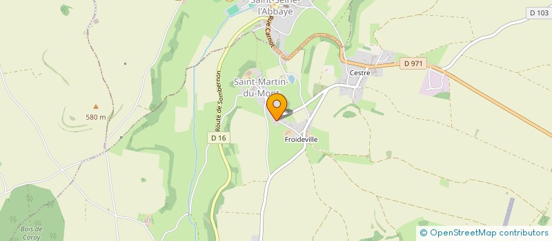 localisation de l'entreprise MADAME ADELINE DOUCET  SAINT-BROING-LES-MOINES