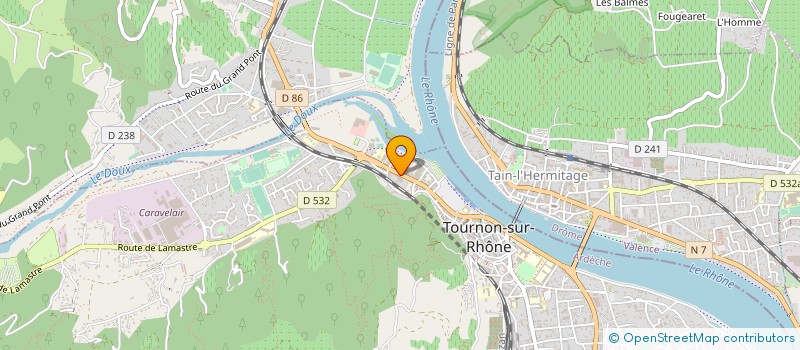 localisation de l'entreprise MADAME ADELINE DRECOURT à TOURNON-SUR-RHONE