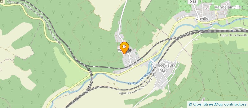 localisation de l'entreprise MADAME ADELINE DUBOIS  WAVILLE