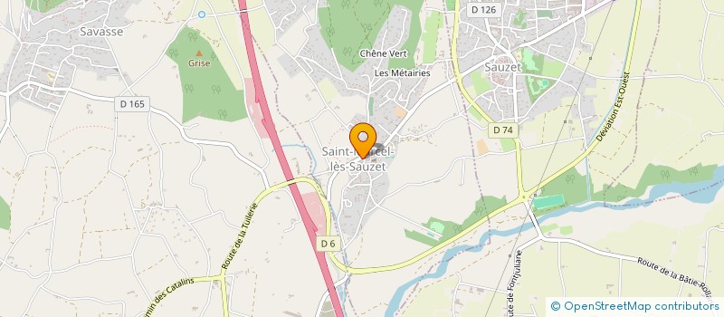 localisation de l'entreprise MADAME ADELINE DUBOIS  SAINT-MARCEL-LES-SAUZET