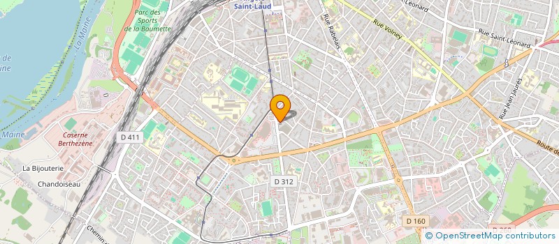 localisation de l'entreprise MADAME ADELINE DUHALDE à ANGERS