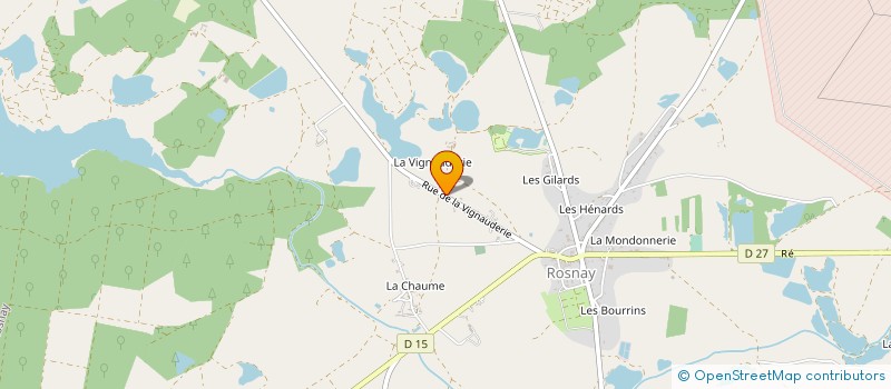 localisation de l'entreprise MADAME ADELINE DUPOIRIER à ROSNAY