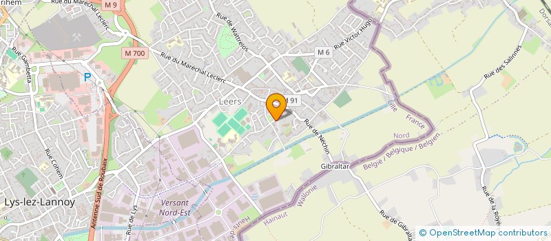 localisation de l'entreprise MADAME ADELINE DUQUESNE  LEERS