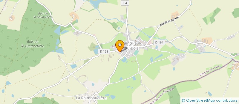 localisation de l'entreprise MADAME ADELINE DURASSIER  SAINT-PAUL-DU-BOIS