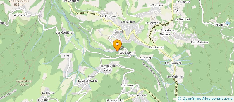 localisation de l'entreprise MADAME ADELINE DUVETTE  REVEL