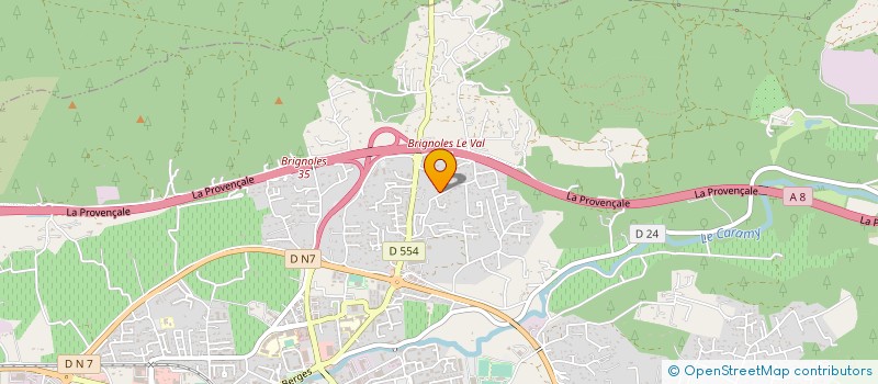 localisation de l'entreprise MADAME ADELINE ESPOSITO  BRIGNOLES