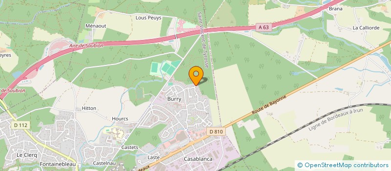 localisation de l'entreprise MADAME ADELINE EVRARD  SAINT-VINCENT-DE-TYROSSE