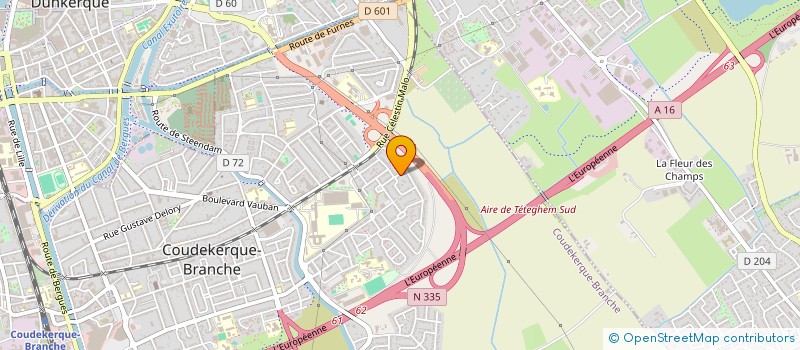 localisation de l'entreprise MADAME ADELINE FAUVERGUE  COUDEKERQUE-BRANCHE