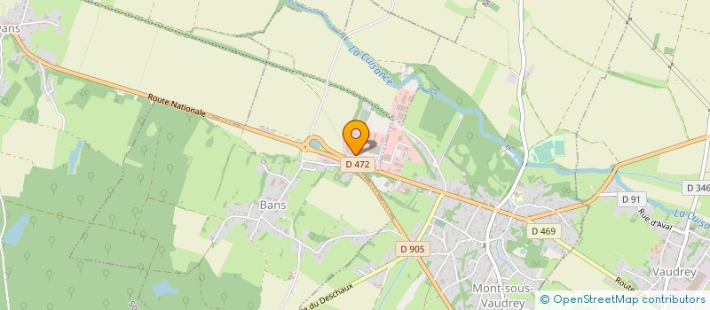 localisation de l'entreprise MADAME ADELINE FEBVRE  BANS