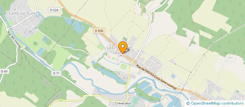 localisation de l'entreprise MADAME ADELINE FERNANDES  CLEF VALLEE D'EURE