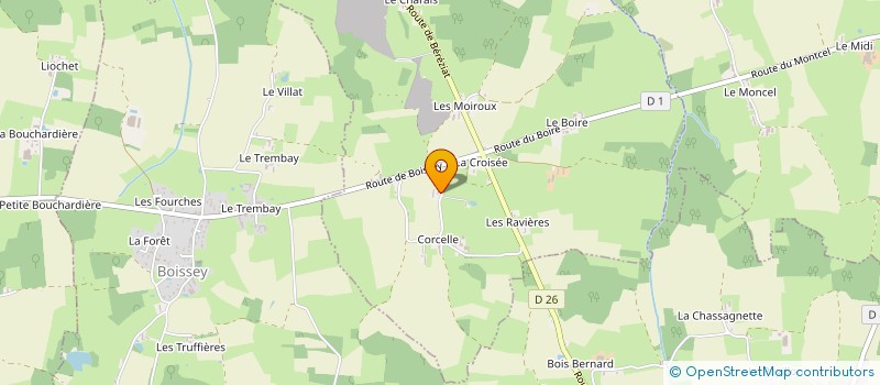 localisation de l'entreprise MADAME ADELINE FERRAUD  SAINT-ETIENNE-SUR-REYSSOUZE