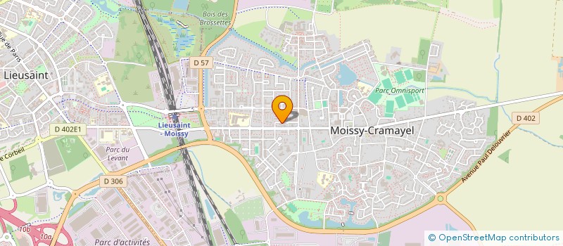 localisation de l'entreprise MADAME ADELINE FLEUREAU  MOISSY-CRAMAYEL