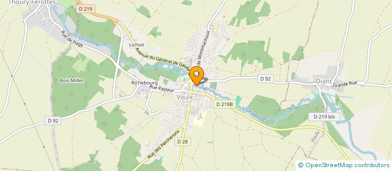 localisation de l'entreprise MADAME ADELINE FLOHIC  VOULX