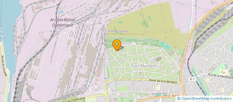 localisation de l'entreprise MADAME ADELINE FLORE à DUNKERQUE