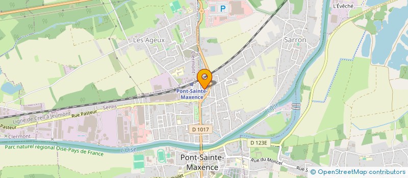 localisation de l'entreprise MADAME ADELINE FLORENCEAU à PONT-SAINTE-MAXENCE