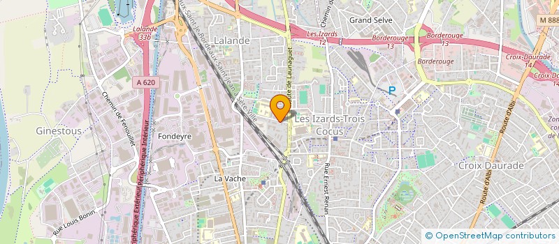 localisation de l'entreprise MADAME ADELINE FONVIEILLE à TOULOUSE