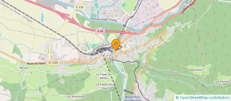 localisation de l'entreprise MADAME ADELINE FOURNERAY à SAINT-GERVAIS-LES-BAINS