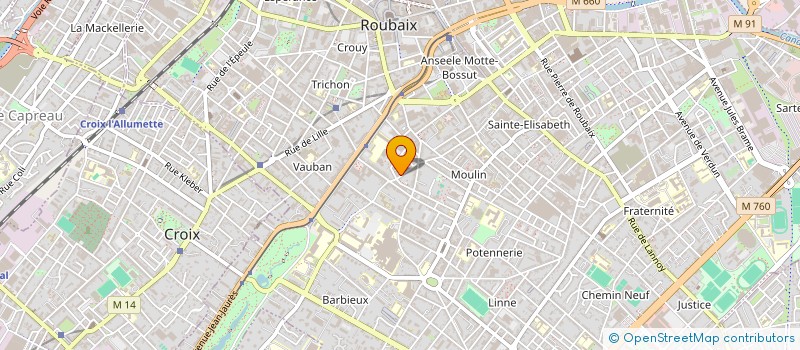 localisation de l'entreprise MADAME ADELINE GADRON  ROUBAIX