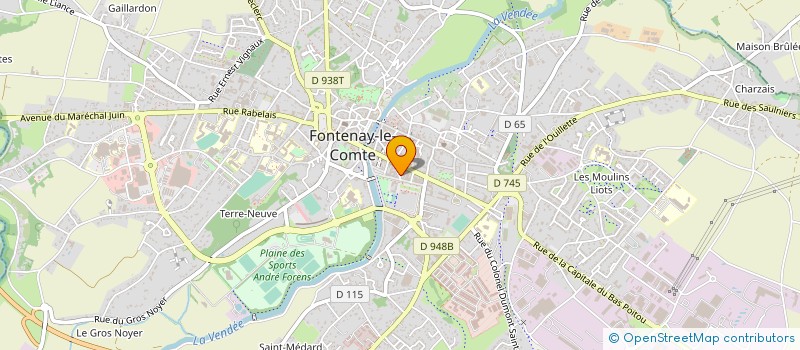 localisation de l'entreprise MADAME ADELINE GANNE à FONTENAY-LE-COMTE