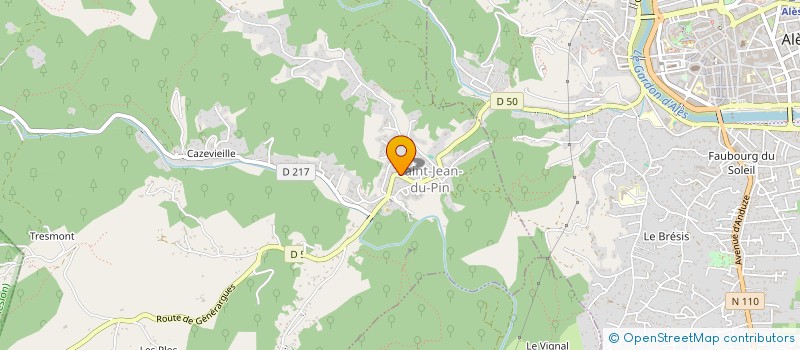 localisation de l'entreprise MADAME ADELINE GAROUCHE  SAINT-JEAN-DU-PIN