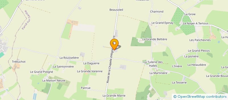 localisation de l'entreprise MADAME ADELINE GASNIER  PARCE-SUR-SARTHE