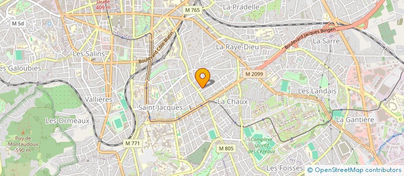localisation de l'entreprise MADAME ADELINE GASPARD à CLERMONT-FERRAND