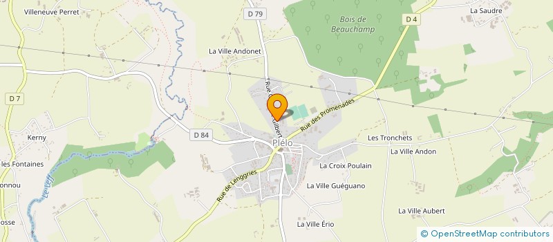 localisation de l'entreprise MADAME ADELINE GAUTHIER à PLELO
