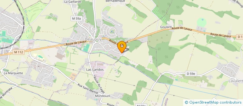 localisation de l'entreprise MADAME ADELINE GAUTREAU  BEAUPUY