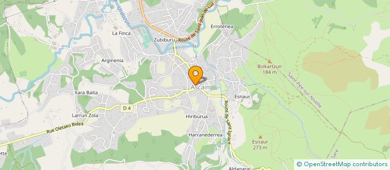 localisation de l'entreprise MADAME ADELINE GILET  ASCAIN