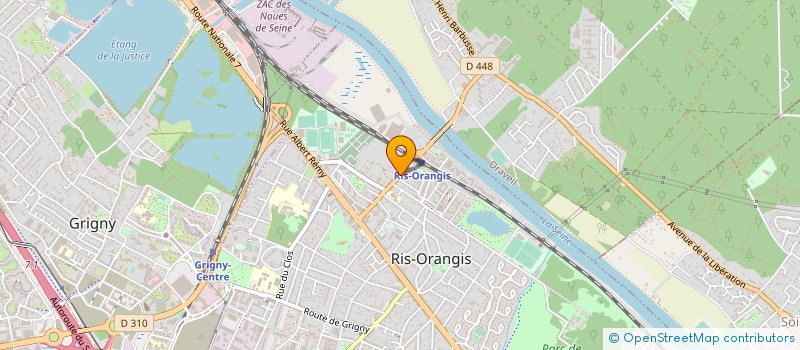 localisation de l'entreprise MADAME ADELINE GOIX  RIS-ORANGIS