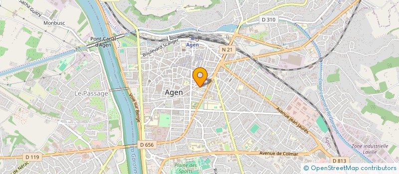 localisation de l'entreprise MADAME ADELINE GONNOT à AGEN