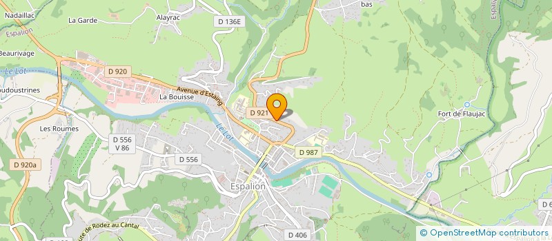 localisation de l'entreprise MADAME ADELINE GORGUES  ESPALION