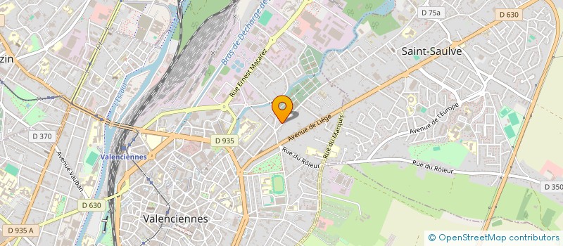 localisation de l'entreprise MADAME ADELINE GOSSE à VALENCIENNES