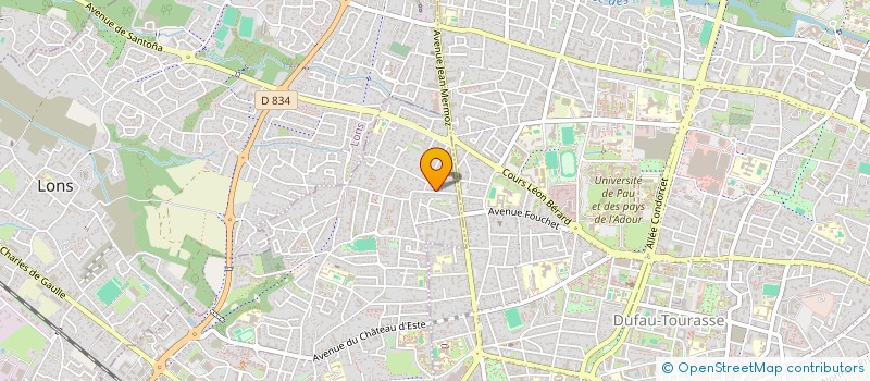 localisation de l'entreprise MADAME ADELINE GROLET à BILLERE