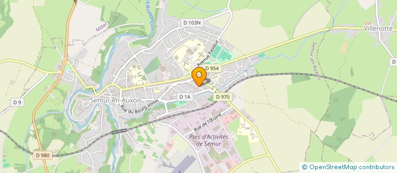 localisation de l'entreprise MADAME ADELINE GUERIN  SEMUR-EN-AUXOIS